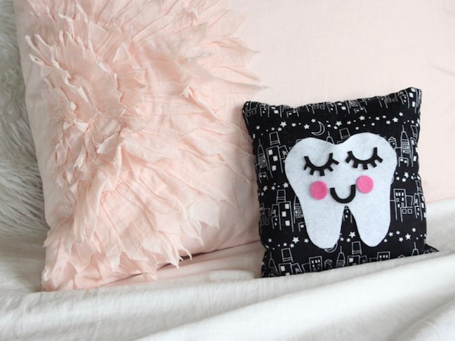 Be Ready For The Tooth Fairy With This DIY Tooth Fairy Pillow