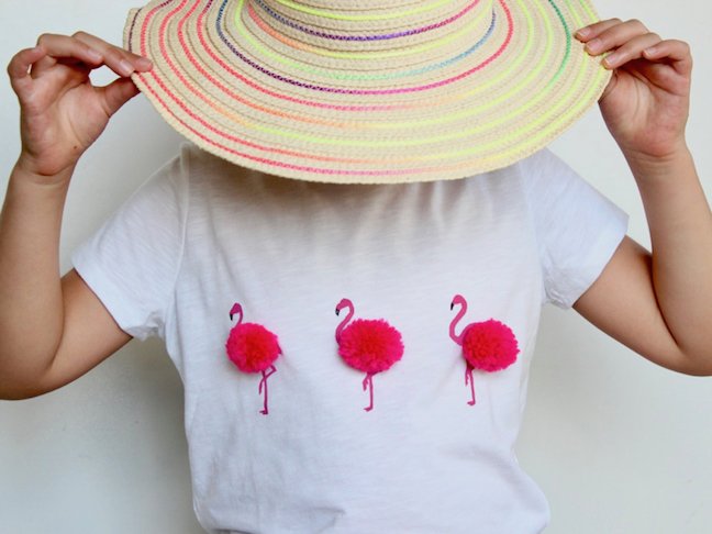 Stand Out From The Flock With This DIY Flamingo Shirt