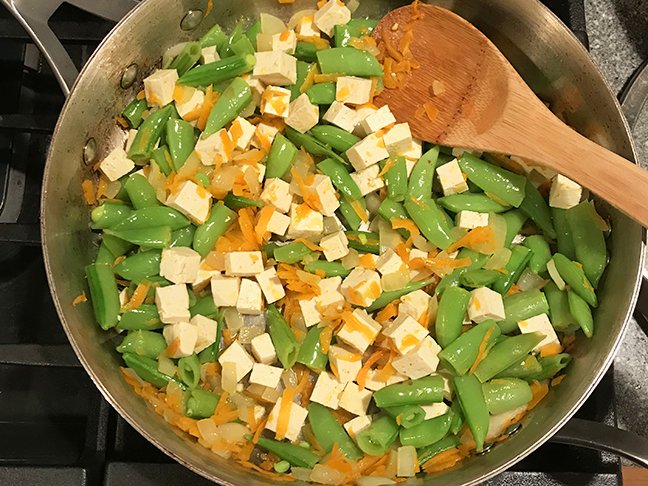 Garlic Ginger Tofu Stir-Fry