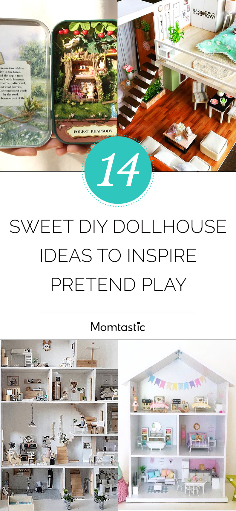 14 Sweet DIY Dollhouse Ideas to Inspire Pretend Play