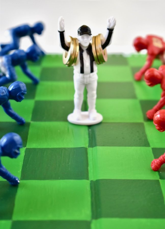 From Firstdowns To Touchdowns, This DIY Football Checkers Has It All