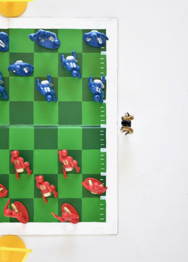 From Firstdowns To Touchdowns, This DIY Football Checkers Has It All