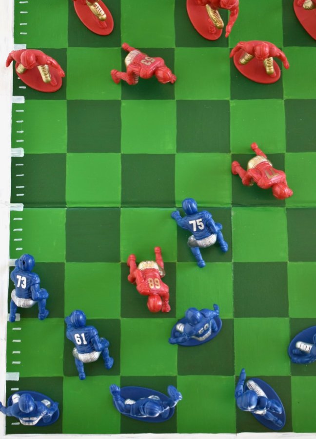 From Firstdowns To Touchdowns, This DIY Football Checkers Has It All