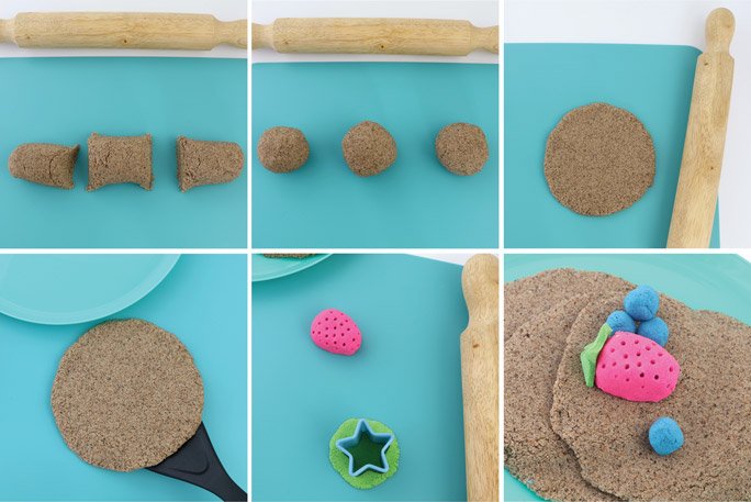 3 Pretend Play Food Ideas You Can Make With Kinetic Sand