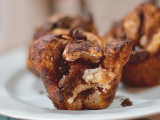 Chocolate Babka Muffins