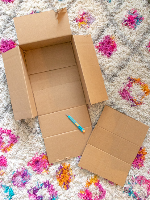 Play Inside with this DIY Cardboard Skee Ball Game