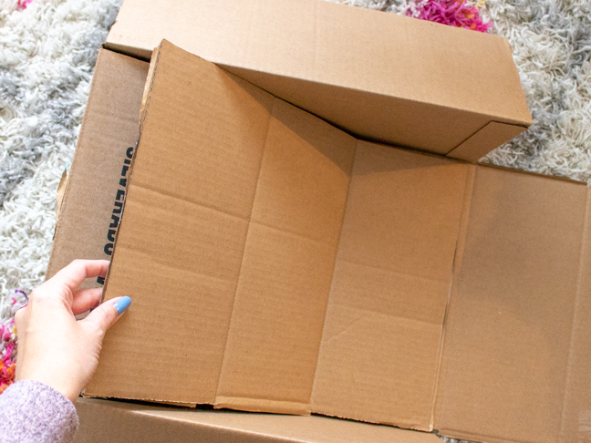 Play Inside with this DIY Cardboard Skee Ball Game