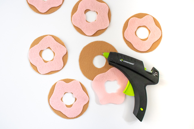 Celebrate Birthdays with a Homemade Donut Garland Using Felt