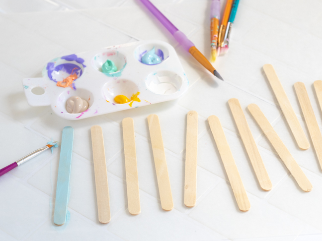 Dads Will Love This Painted Popsicle Stick Planter for Father’s Day