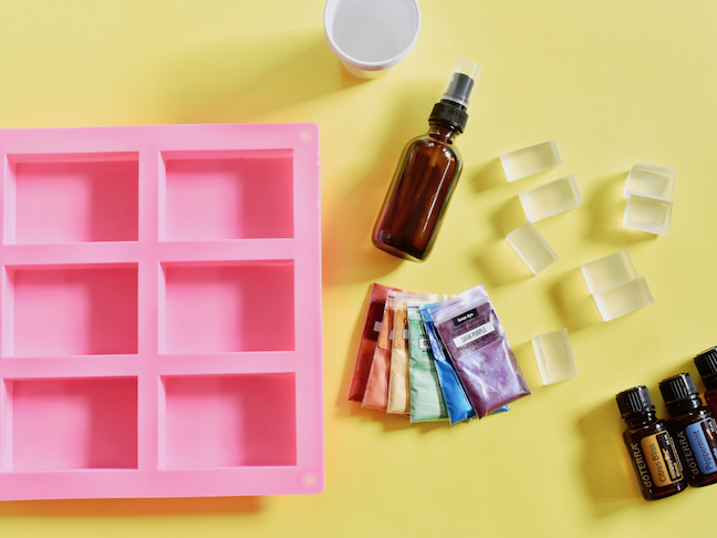 We’re Totally Over The Rainbow For This DIY Rainbow Soap