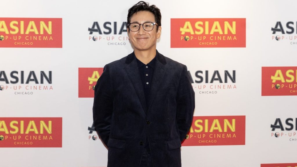 Actor Lee Sun Kyun attends the red carpet of the "Killing Romance" Midwest Premiere at AMC New City 14 on October 07, 2023 in Chicago, Illinois.