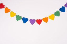 DIY Rainbow Heart Banner for Valentine's Day