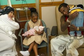 Cardi B with entire family: new baby, older kids, and Offset.