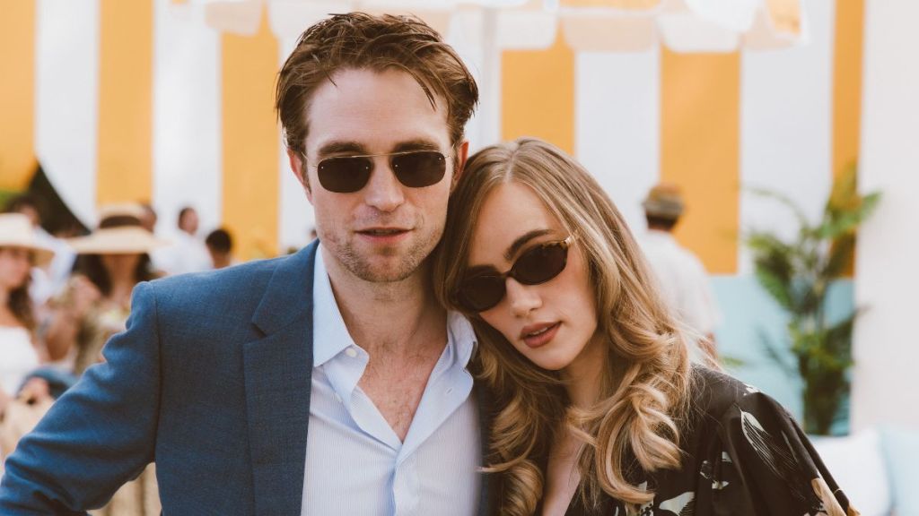 Robert Pattinson, Suki Waterhouse at Veuve Clicquot Polo Classic at Will Rogers State Historic Park on October 05, 2024 in Pacific Palisades, California.