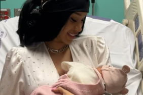 Cardi B with her youngest daughter