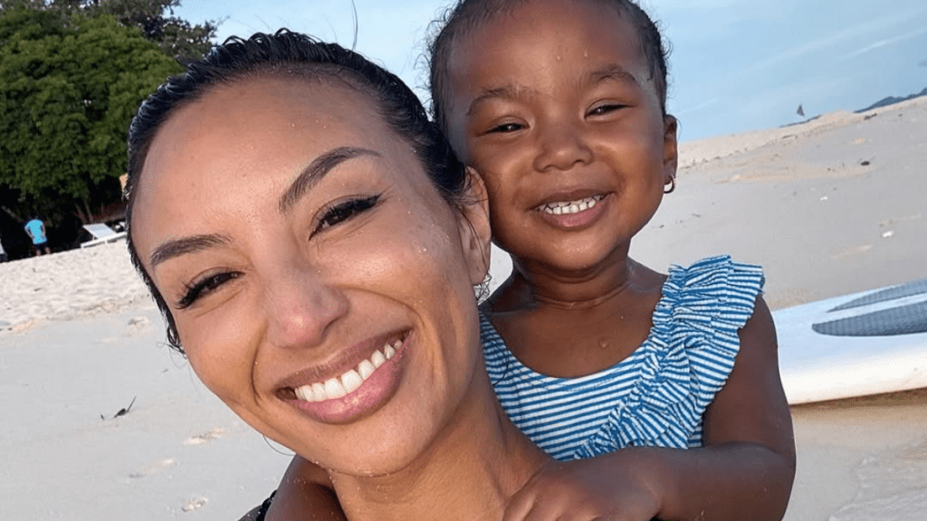 Jeannie Mai with her daughter