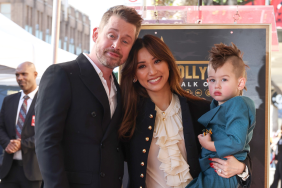 Macaulay Culkin, Brenda Song and Dakota Song Culkin attend the ceremony honoring Macaulay Culkin with a Star on the Hollywood Walk of Fame on December 01, 2023 in Hollywood, California.