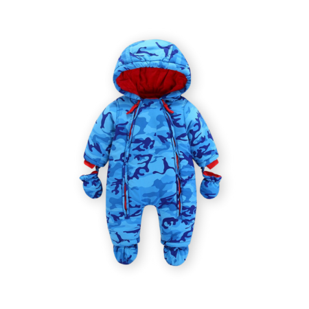 JiAmy Baby Winter Hooded Romper Snowsuit