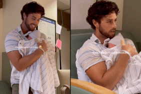 dad hug baby video