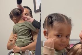 son hears mom's voice first time video