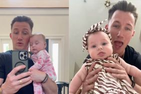 Dad gets baby daughter ready for an event in viral parenting video