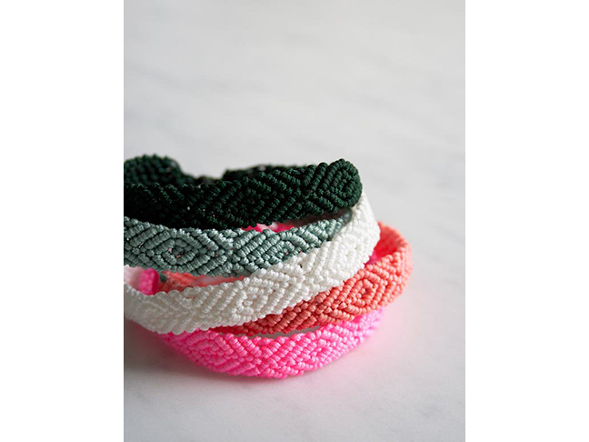 Monochrome Friendship Bracelet