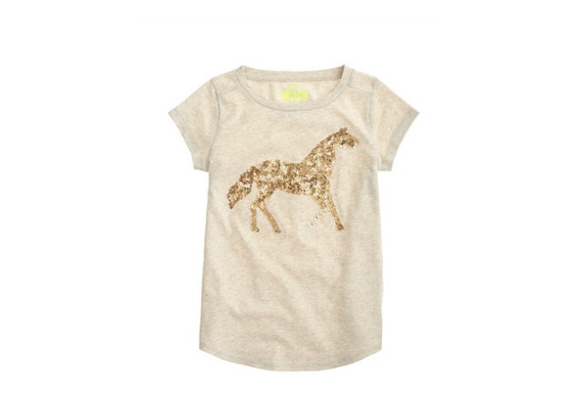 Sequin Horse Tee