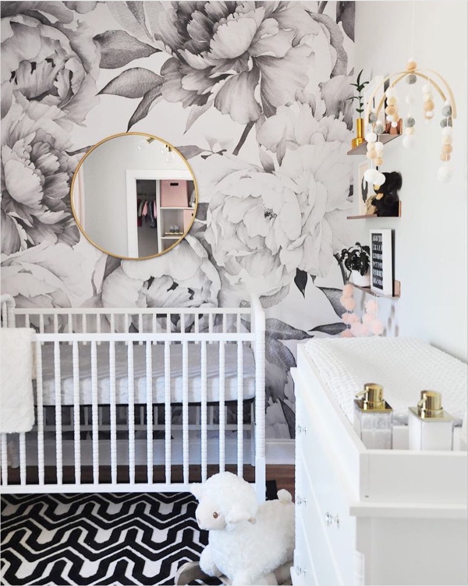 Grey Gardens Baby Girl Nursery