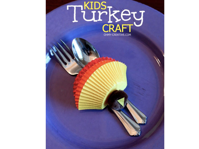 Turkey Silverware Holders