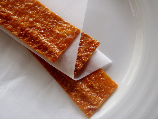 Tangerine Mango Fruit Leather