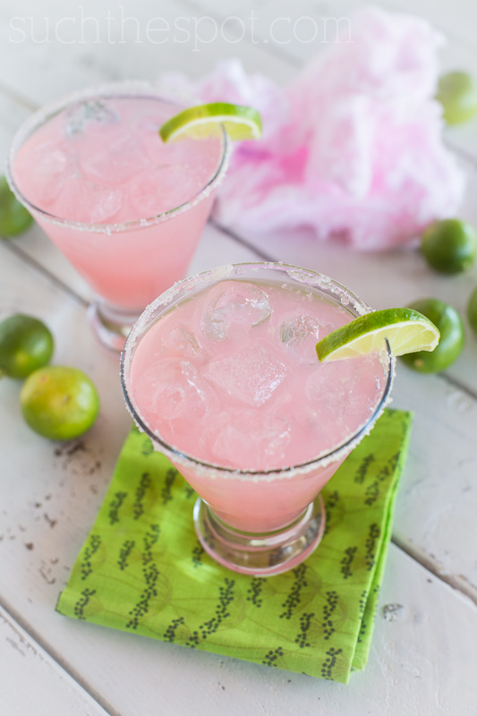 Cotton Candy Margaritas