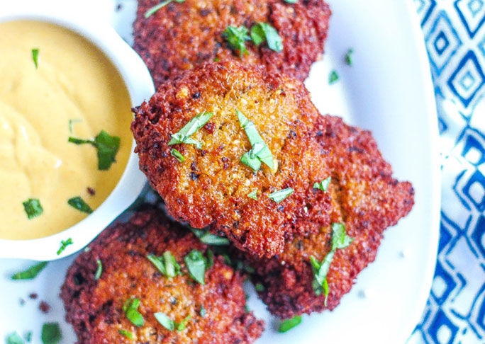 Black Eyed Pea Falafel Cakes 