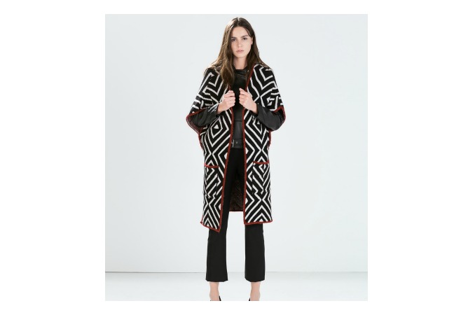 Zara Argyll Poncho