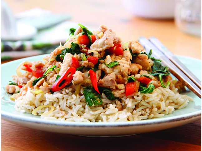 Thai Chicken Basil Stir Fry