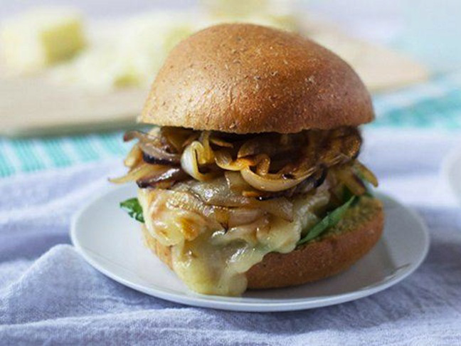 French Onion Chicken Sandwiches