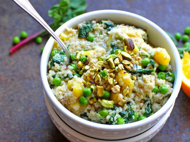 Sweet Sticky Coconut Quinoa Bowl