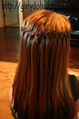 Classy Waterfall Braids