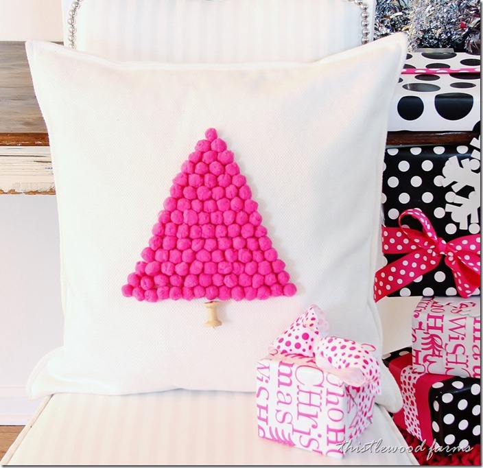 Pom Pom Tree Pillow