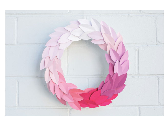 Paint Chip Wreath