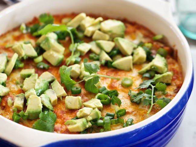 Chicken Enchilada Quinoa Casserole