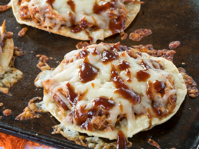 BBQ Chicken Tostadas