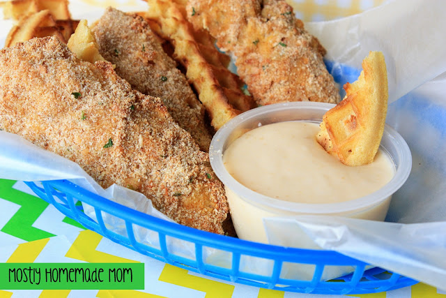 Basket with Spicy Maple Sauce