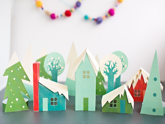 Craft Some Paper House Luminaries