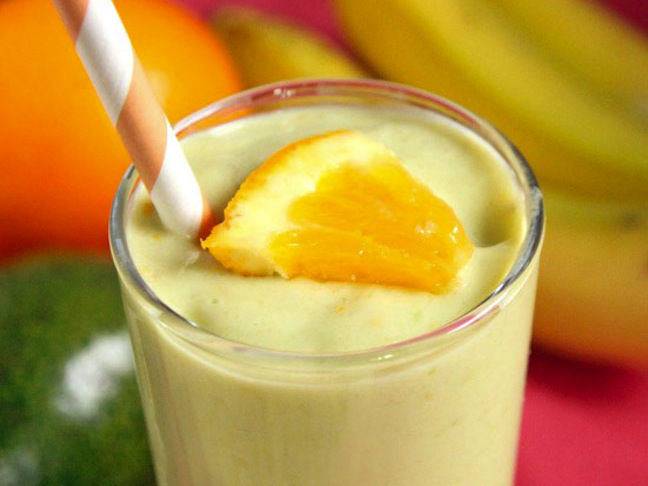 Banana Orange Avocado Smoothie