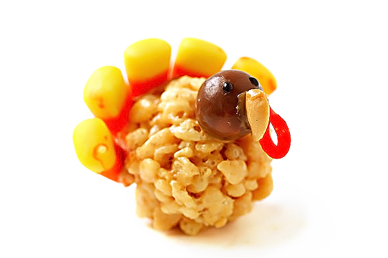 Peanut Butter Rice Krispies Turkey