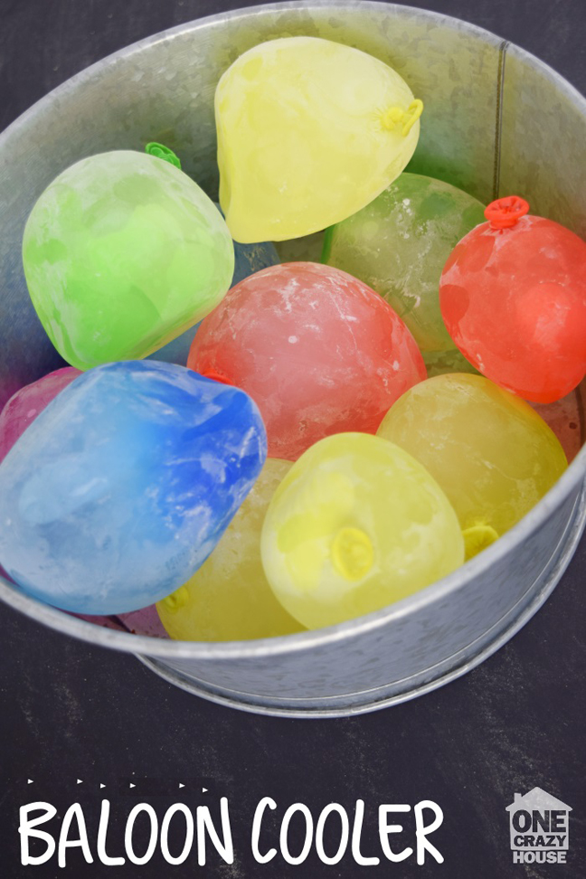 Freeze Water Balloons for Your Cooler