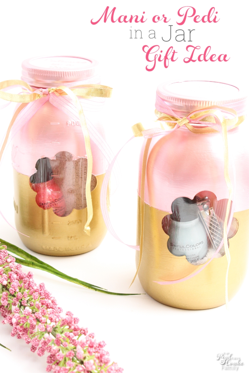 DIY Mason Jar Pampering Kits