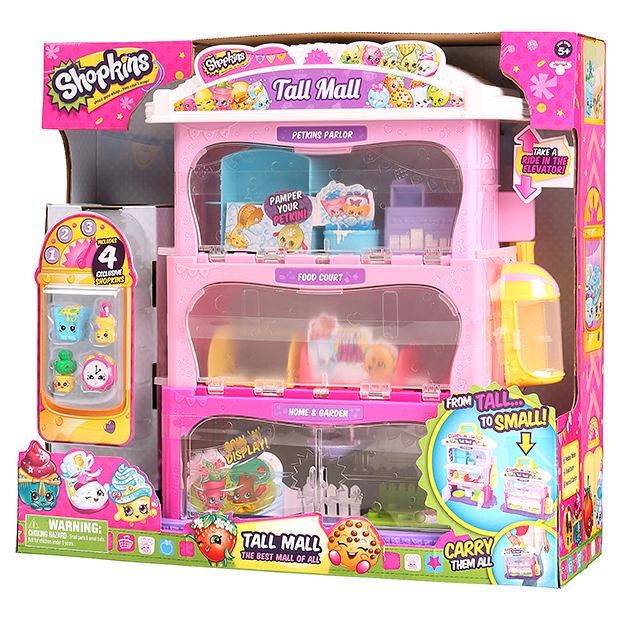 Shopkins Tall Mall Storage Case