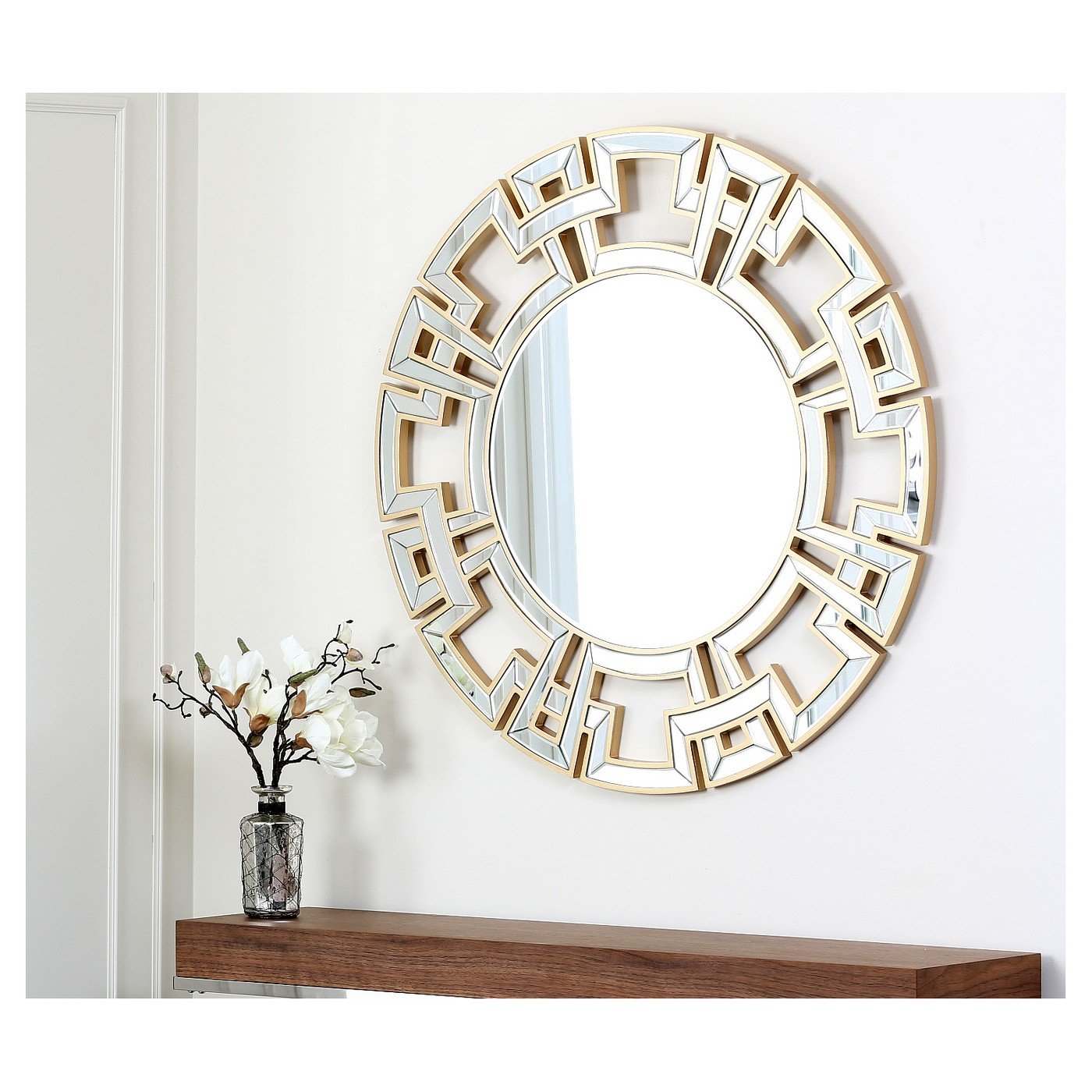 Round Kaydence Decorative Wall Mirror