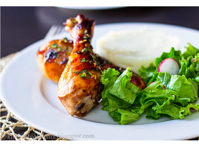 Sweet & Sticky Chicken Drumsticks